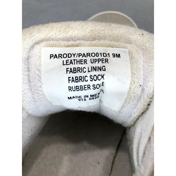 Steven NY Beige Suede w/Silver Glitter Sneakers Womens Size 9 - Picture 11 of 11